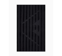 EMPORIO ARMANI Towel Beachwear Asciugamano Mare, Nero, Taglia Unica Unisex-Adulto
