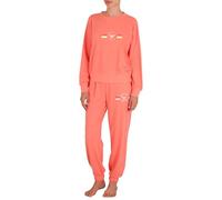 EMPORIO ARMANI Tracksuit Set Tuta da Allenamento, Rosa Fluo, M Donna