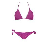 EMPORIO ARMANI Triangle Bikini Set, Bouganville 3D EA Lo, L Donna