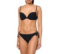 EMPORIO ARMANI Triangle Bikini Set, Logo EA 3D Nero, L Donna