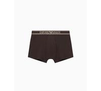Emporio Armani Tronco Uomo in Piquet Elasticizzato, Marrone, L