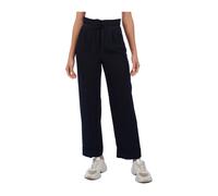 Emporio Armani, ,Trousers ,Donna ,Nero ,M Pantaloni Ampi a Vita Alta