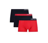 Emporio Armani Trunk - Confezione da 3 Pezzi, Blu Marino, Ciliegia, Marino, S
