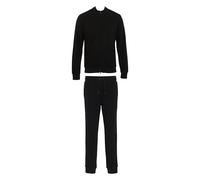 Emporio Armani TUTA UOMO BASIC SPUGNA FULL ZIP NERO L, Nero, L