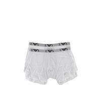 Emporio Armani Underwear 2-Pack Boxer Essential Monogram, Boxer Uomo, Bianco, XL