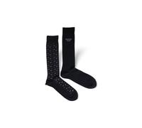 Emporio Armani Underwear Black Cotton Sock - One Size