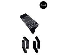 Emporio Armani Underwear Black Cotton Socks - One Size