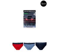 Emporio Armani Underwear Blue Cotton Briefs - IT44 | S