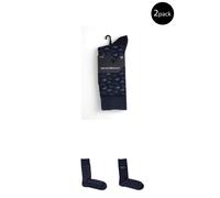 Emporio Armani Underwear Blue Cotton Sock - One Size