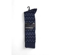Emporio Armani Underwear Blue Cotton Sock - One Size