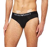 Emporio Armani Underwear Brief Iconic Eagles Wings, Slip da Uomo, Nero, M