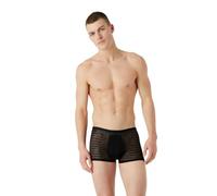 Emporio Armani Underwear Men's Boxer Jacquard Logo Mesh, Uomini, Black,