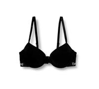 Emporio Armani Underwear Push Up Bra Iconic Cotton, Reggiseno Push-Up, Donna, Nero, 34C