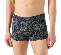 Emporio Armani Underwear Trunk all Over Bold Logo, Tronchi Uomini, Marine/Monument EA, M