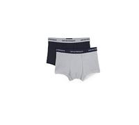 Emporio Armani Uomo 2-Pack-Boxer Essential Core Logoband Boxer, Grigio Blu Marine, S