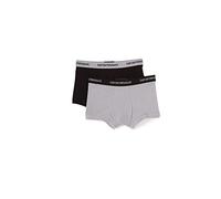 Emporio Armani Uomo 2-Pack-Boxer Essential Core Logoband Boxer, Nero Grigio, XXL