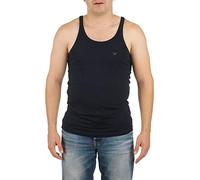 Emporio Armani Uomo 2-Pack Tank Pure Cotton Pigiama, Blu (Marine), M
