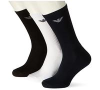 Emporio Armani Uomo 3-pack Medium Socks Sporty Terrycloth Confezione da 3 calzini medi, Multicolor, Taglia unica