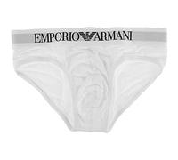 Emporio Armani Uomo Brief Iconic Logoband Mutande, Bianco, S