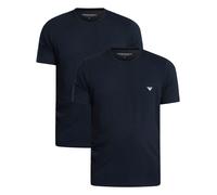 Emporio Armani Uomo Confezione da 2 magliette girocollo regular, Blu