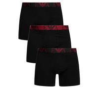 Emporio Armani Uomo Confezione da 3 boxer in cotone elasticizzato, Nero