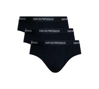 Emporio Armani Uomo Confezione da 3 slip in cotone elasticizzato, Blu