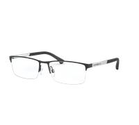 Emporio Armani Uomo EA1041 3094 Montature da vista Metallo Nero Trasparente Squadrata Normale