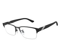 Emporio Armani Uomo EA1129 3001 Montature da vista Metallo Nero Trasparente Squadrata Normale