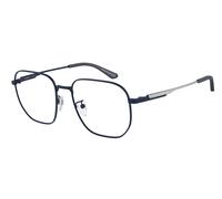 Emporio Armani Uomo EA1159D 3018 Montature da vista Metallo Blu Trasparente Pilot Normale