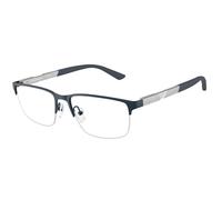 Emporio Armani Uomo EA1164 3042 Montature da vista Metallo Blu Trasparente Squadrata Normale