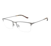 Emporio Armani Uomo EA1171 3003 Montature da vista Metallo Grigio Trasparente Squadrata Normale