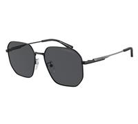 Emporio Armani Uomo EA2154D 300187 Occhiali da sole Metallo Nero Grigio Pilot Normale