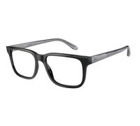 Emporio Armani Uomo EA3218 5017 Montature da vista Acetato Nero Trasparente Squadrata Normale