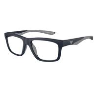 Emporio Armani Uomo EA3220U 5088 Montature da vista Iniettato Blu Trasparente Pillow Normale