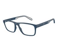Emporio Armani Uomo EA3233 5763 Montature da vista Iniettato Blu Trasparente Squadrata Normale