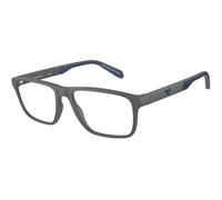Emporio Armani Uomo EA3233 6103 Montature da vista Iniettato Grigio Trasparente Squadrata Normale