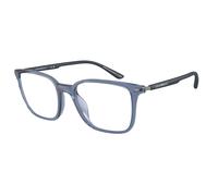 Emporio Armani Uomo EA3242U 6108 Montature da vista Iniettato Blu Trasparente Squadrata Normale