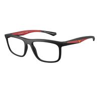Emporio Armani Uomo EA3246 5009 Montature da vista Iniettato Nero Trasparente Squadrata Normale