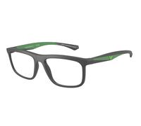 Emporio Armani Uomo EA3246 6188 Montature da vista Iniettato Grigio Trasparente Squadrata Normale