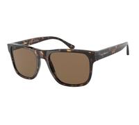 Emporio Armani Uomo Emporio Armani EA4163 587973 Occhiali da sole Plastica Havana Marrone Squadrata Normale