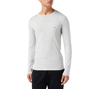 Emporio Armani Uomo Maglietta Basic In Cotone Elasticizzato T-shirt, Grigio Melange, XXL