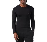 Emporio Armani Uomo Maglietta Basic In Cotone Elasticizzato T-shirt, Nero, S