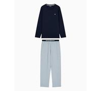 Emporio Armani Em000611_af18885 Long Sleeve Pyjama Blu XL Uomo