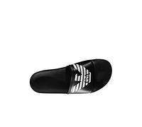 Emporio Armani Uomo Slider Logo, Nero, 44 EU