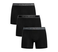 Emporio Armani Uomo Slip Boxer da 3 pezzi, Nero