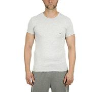 Emporio Armani Uomo T-shirt Iconic Logoband Maglietta, Grigio (Melange Grey), S