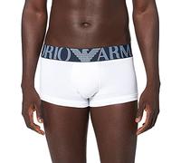 Emporio Armani Uomo Trunk Megalogo Boxer, Bianco (White), XL