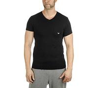 Emporio Armani V Neck T-Shirt On-Site Edition, Maglietta Uomo, Nero, XXL