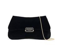 Emporio Armani - Velvet Clutch - - Bags - Donna - Nero - ONE SIZE