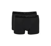 Emporio Armani Velvet Logoband 2-Pack Trunk Bermuda, Nero, XL Uomo